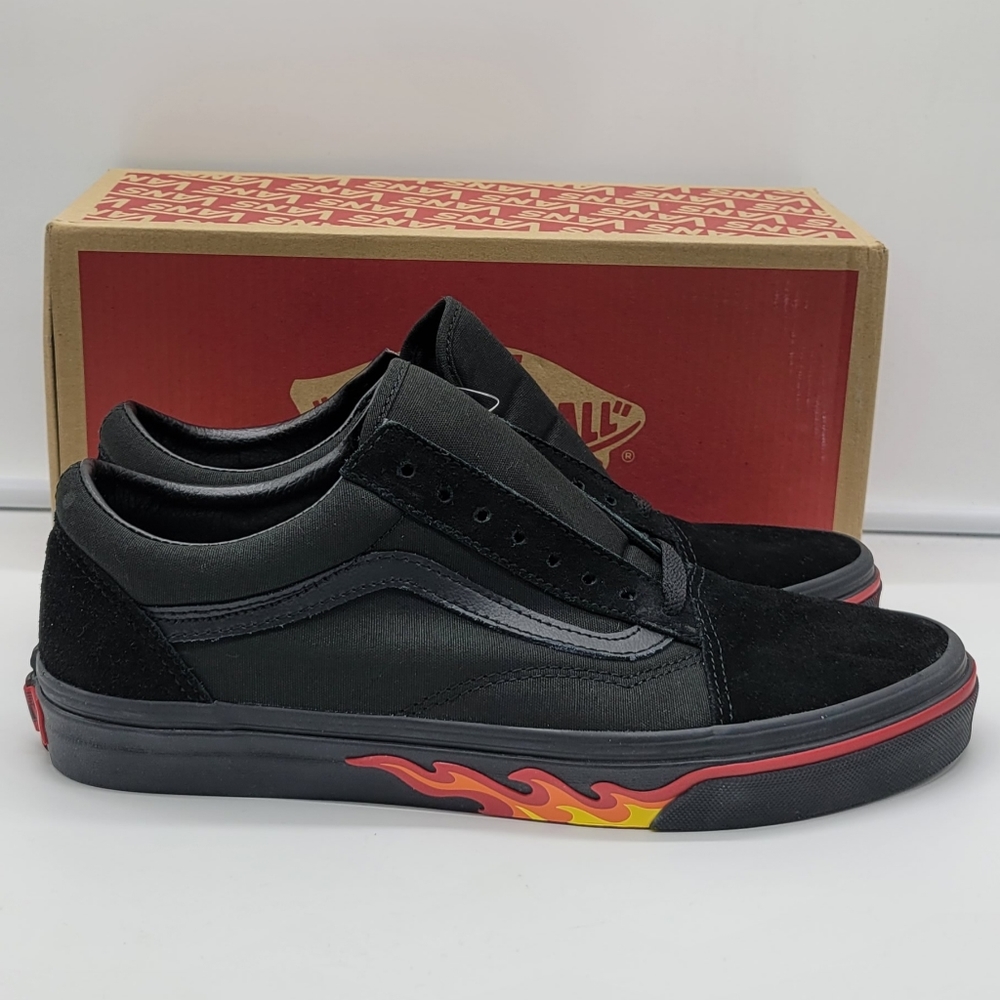 NEW Vans Old Skool Flame Wall
